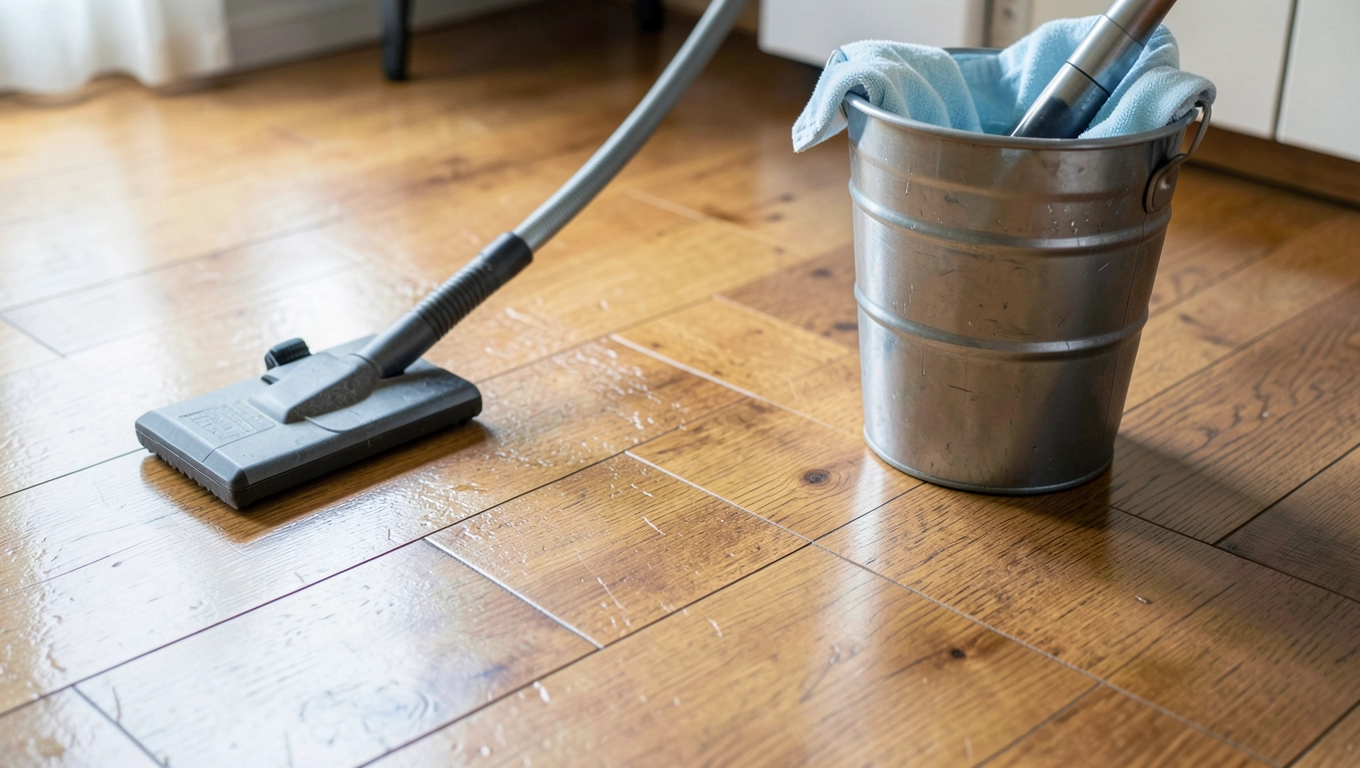 Czyszczenie podłogi olejowanej przed regeneracją