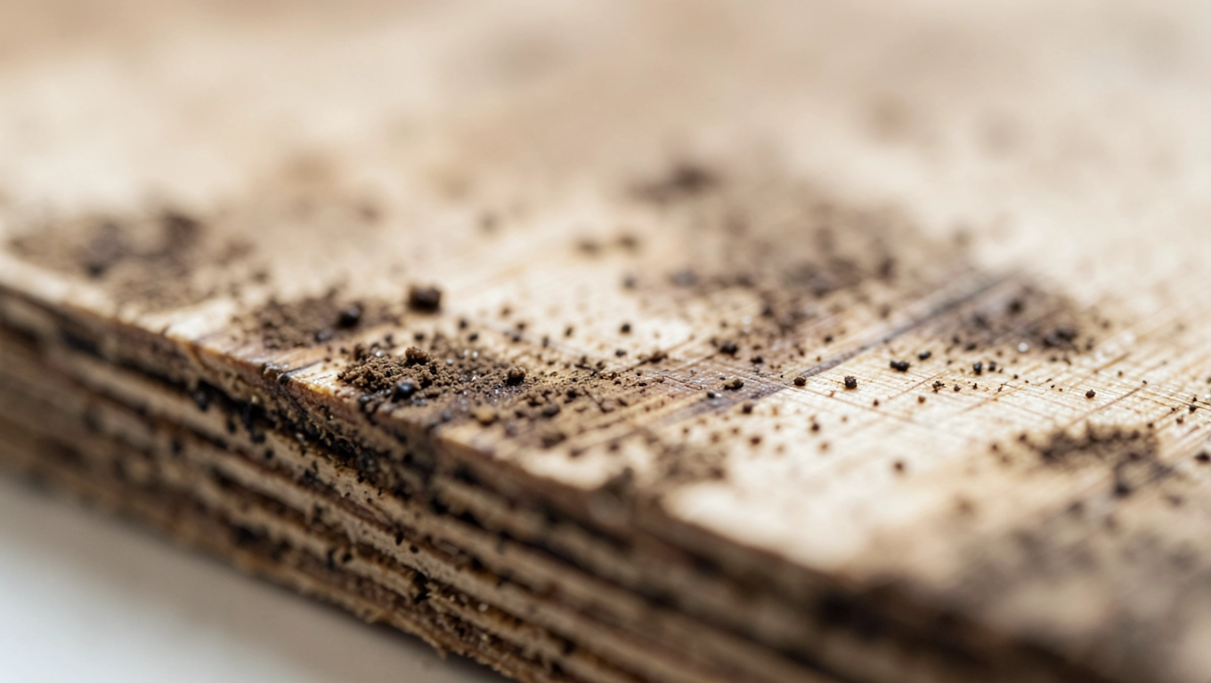 Deska barlinecka olejowana - wady