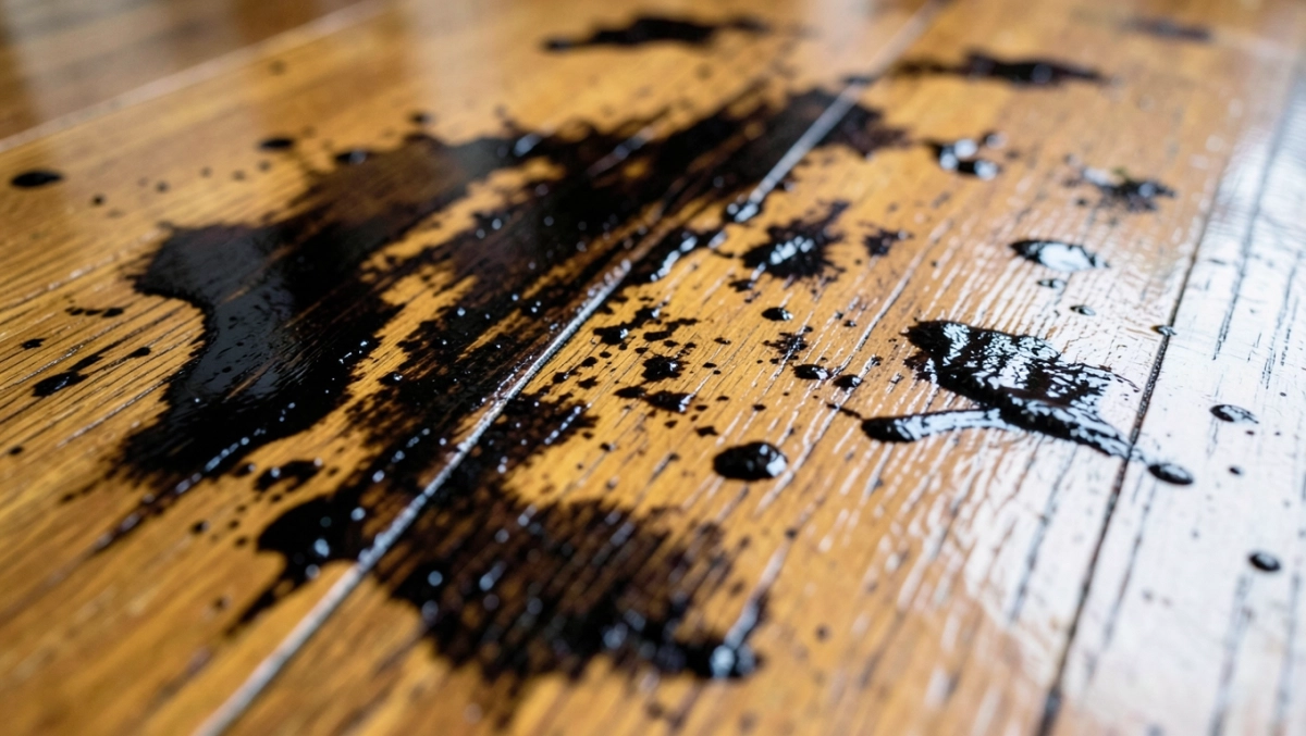 Jak usunąć plamy z podłogi olejowanej