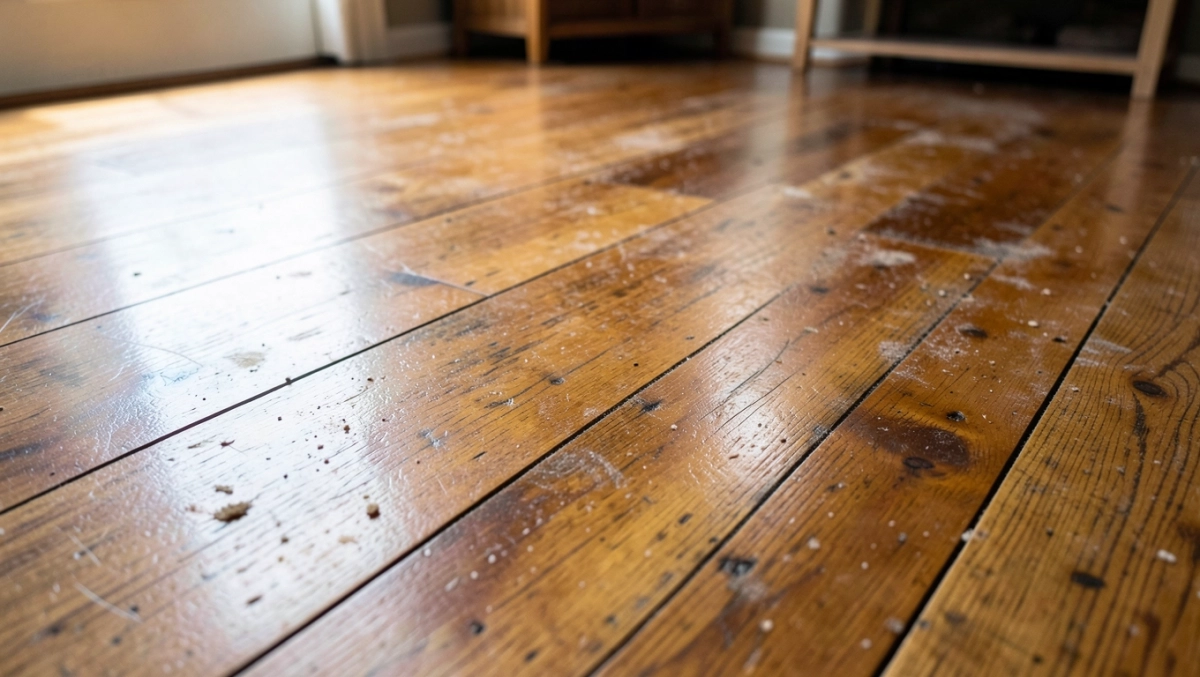Mycie podłogi drewnianej olejowanej