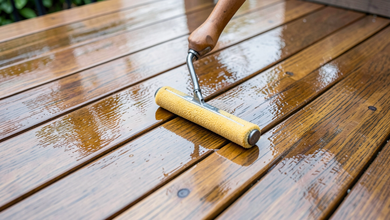 Olejowanie tarasu tylko robocizna