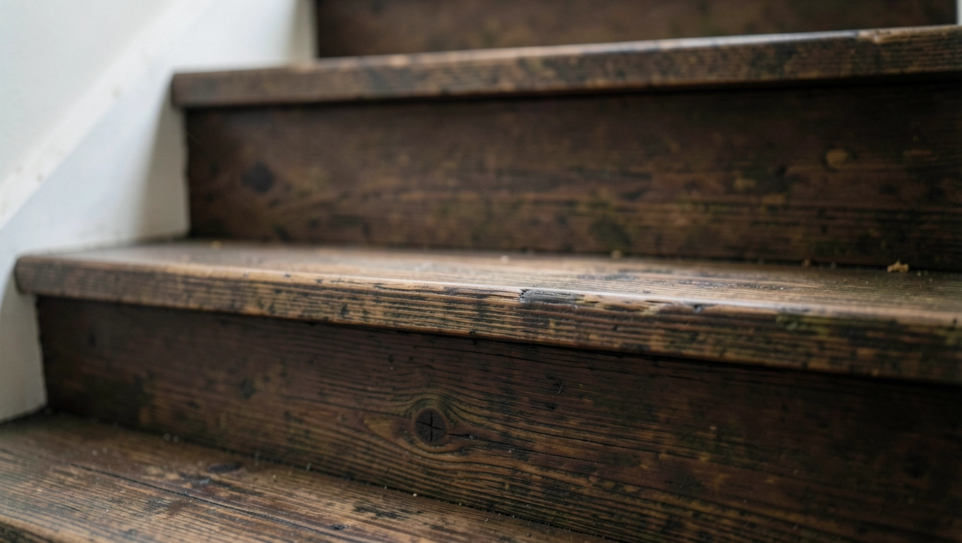 schody drewniane olejowane