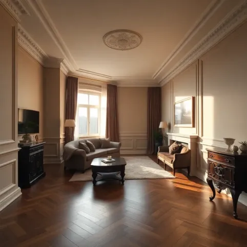 Klasyczne wykończenie mieszkania w Warszawie