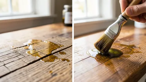 Olejowanie drewna olejem rzepakowym