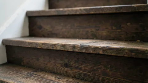 schody drewniane olejowane